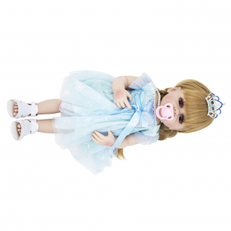 Силиконовая кукла Реборн девочка Таисия, 55 см-4